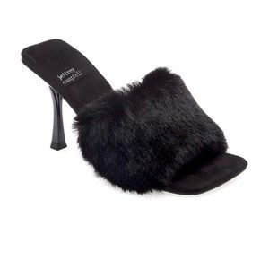 Jeffrey Campbell Utopia Faux Fur Sandals
